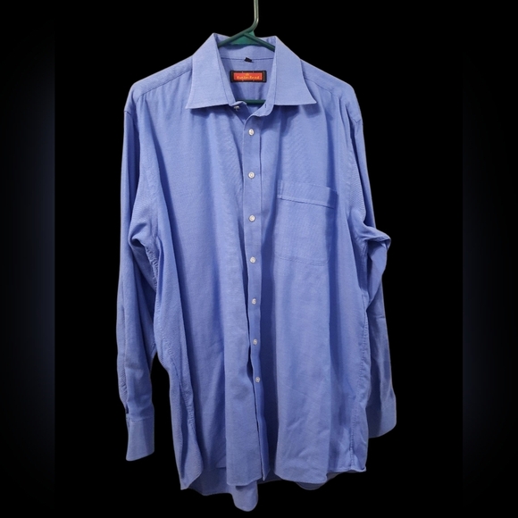 Austin Reed 16 1/2 Blue Men's Shirt - Picture 7 of 10